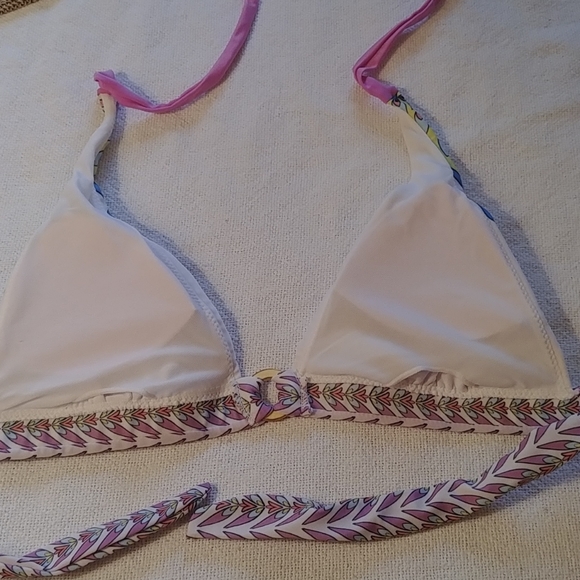 NWOT White Pattern Bikini - Picture 6 of 7